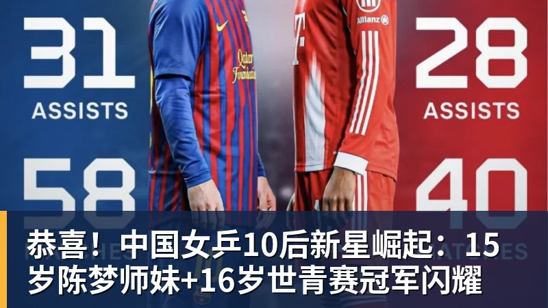 好博体育恭喜！中国女乒10后新星崛起：15岁陈梦师妹+16岁世青赛冠军闪耀